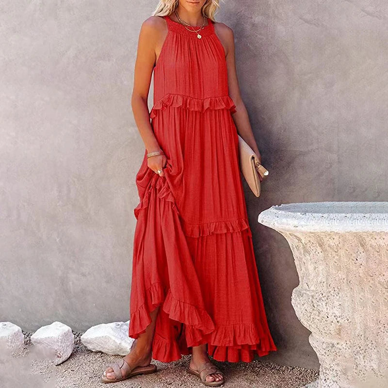 Vibeke Flæse Maxi Kjole