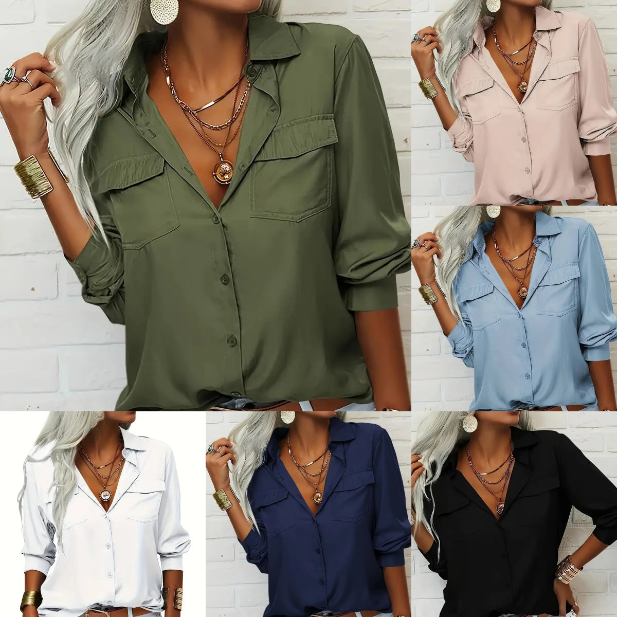 Sigrid Chiffonbluse