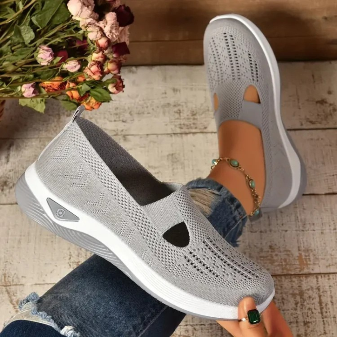 Kvinders casual slip-on ortopædiske gåsko – åndbare og komfortable hele dagen