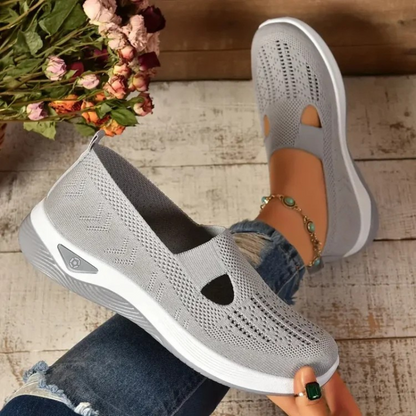 Kvinders casual slip-on ortopædiske gåsko – åndbare og komfortable hele dagen