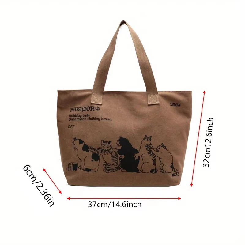 Dagny Canvas Shopper Taske