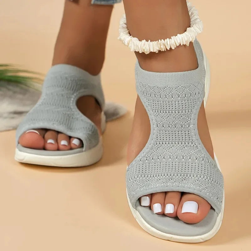 Pernille Sports Mesh Åben Tå Sandale