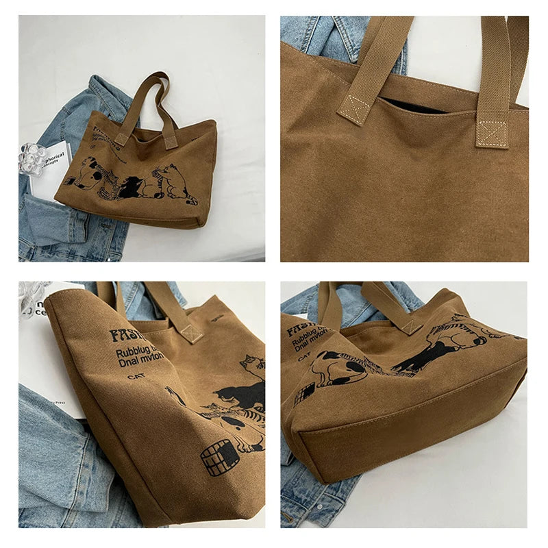 Dagny Canvas Shopper Taske