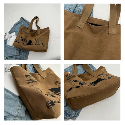 Dagny Canvas Shopper Taske