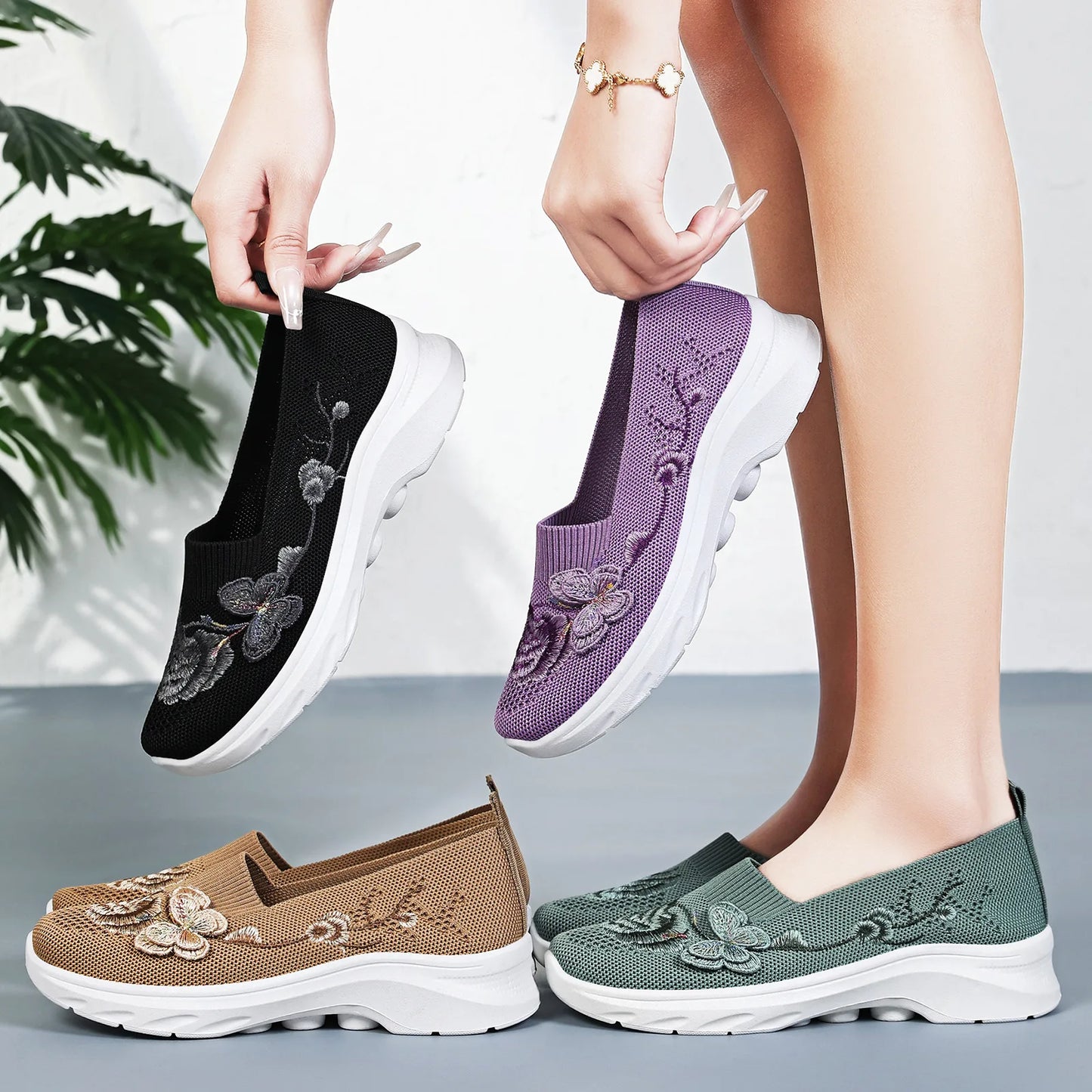 Camille Åndbar Mesh Sneaker