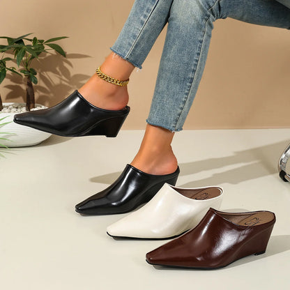 Dorte Elegant Platform Slip-On Sandale