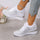 🔥Sidste dag – 50% rabat på casual damesneakers med åndbar justering og strassdekoration